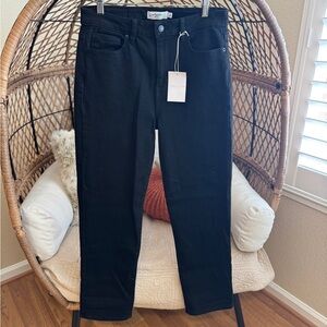 Carly Jean Los Angeles Chrissy Jeans Black NWT 9